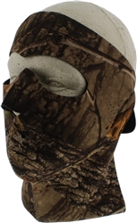 Exo Pro, S236C, Large, Hunting Camo, Extreme Cold Weather Full Face and Neck Mask, Velcro Ski Mask