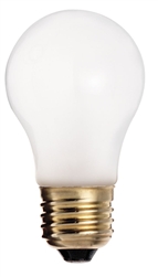 Satco S3721 130V Medium Base 40-Watt A15 Appliance Light Bulb, Frosted