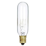 Satco, S3912, 15W 145V T6 Clear E12 Candelabra Base Incandescent light bulb