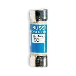 Cooper Bussmann, SC-10, 10 Amp Type SC Cartridge Fuse, Compact, Time Lag Feature, Class G