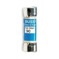 Cooper Bussmann, SC-5, 5 Amp Type SC Cartridge Fuse, Compact, Time Lag Feature, Class G