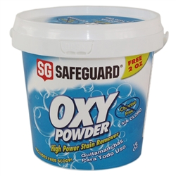Safeguard 744 Oxy Powder 16oz High Power Stain Remover (With Scoop)