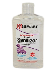 Safeguard Superguard 837 Advanced Hand Sanitizer with Lavender 8 fl oz With Pump