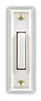 Heath Zenith SL-715-1-02 Wired Door Chime Push Button, White with White Lighted Center Bar
