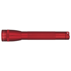 MAGLITE M2A03H 2AA Mini Flashlight and Holster Combo Pack, Red