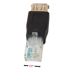 Sonitek SN-U206 AF-RJ45 8P8C USB Adapter USB "A" Female To RJ45 8P8C