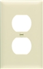 Pass & Seymour, SP8IUCC100, Ivory, 1 Gang, 1 Duplex Outlet Opening, Urea Wall Plate