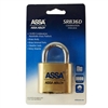 Assa SRB36 Brass Body 1" Shackle 4-Dial Combination Padlock