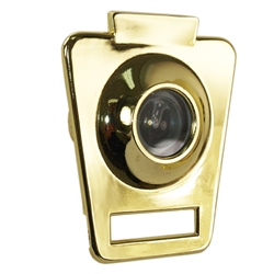 Ferum 902PBR Polished Brass US3 Keystone Door Viewer