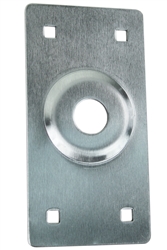 Progressive 103CP Satin Chrome Rim Lock Cylinder Guard Plate Bubble