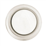 Trine 45A 5/8" Silver Rim With Pearl Center Push Button Doorbell (Unlighted)