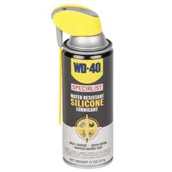 WD-40 300011 Specialist 11 OZ Water Resistant Silicone Lubricant, Multi-Surface