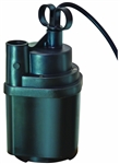 Aqua Plumb, SUP16, Submersible Utility Pump, 1/6 H.P., Flow Rate 1,370 GPH Lift 26.3 Feet