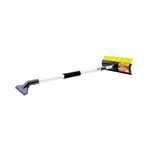 SUVSB SUV Telescopic 44-Inch Extender Snow Broom Brush/Squeegee/Scraper Combo, Extends From 31" To 44", Insulated Cushion Grip
