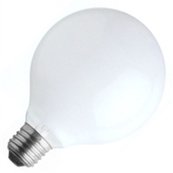 Sylvania 14406 60G30/W/RP 60 Watt G30 White Globe Light Bulb