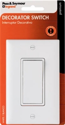 Pass & Seymour, TM873WCCC5WP, 15A, 120/277V, White 3 Way Premium Grade Decorator Quiet Switch