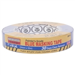 TUFF STUFF TAPE, 1" x 60 YD, 36mm x 55m, Painter's Grade Blue Masking Tape, 30 Days Clean Removal, UV Resistant
