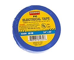 Tuff Stuff Tape Blue 3/4" X 60' PVC Electrical Tape UL Listed