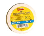 Tuff Stuff Tape White 3/4" X 60' PVC Electrical Tape UL Listed