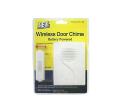 LEE Electric WC100 White Wireless Door Chime Kit Battery Powered