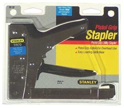 Stanley, TR70, Heavy Duty Staple Gun, Pistol Grip, Uses Arrow 604 - 609