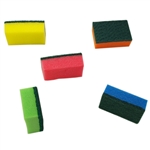 Trisonic TS-G240 Multi Colored 24 x 5 Pack (totaling 120 pieces) Of Cleaning Sponges
