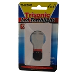 Trisonic TS-LED001-W LED Pocket Credit Card Torchlight With 3V Battery A Built In Stand And A White Finish