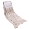 Tuff Stuff WMH32OZ 32oz 4 Ply 100% Cotton Wide Band Wet Mop Head Refills POLYBAG