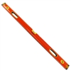 Tuff Stuff 51218 Orange 48" Aluminum Box Beam Level With Magnetic Edge