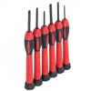 Tuff Stuff Professional 53318 6 Piece Precision Screwdriver Set Swivel Head Handles