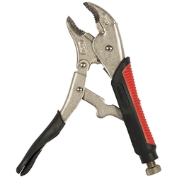 Tuff Stuff 53443 10" Curved Jaw Locking Pliers With Double Grip Handle