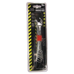 Tuff Stuff 95342 5 Piece Sae Combination Wrench Set