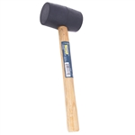 Tuff Stuff 95644 16 OZ Black Rubber Mallet With wood Handle