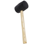 Tuff Stuff 95646 32 OZ Black Rubber Mallet With wood Handle