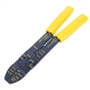 Tuff Stuff 96095 Heavy Duty 9" Crimping Tool Set With Solderless Connectors, Shears Bolts 10-24, 10-32, 8-32, 6-32 & 4-40 & Strips Wire 22 - 10 Gauge, Crimps Insulated Terminals 10 - 22 AWG, Knife Type Wire Cutter, Plastic Coated Handles For Comfort.