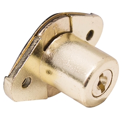 Tuff Stuff 2113 Brass Plated Diamond Style Keyed Cabinet And Drawer Lock