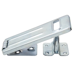 Tuff Stuff 34345 4-1/2"" Heavy Duty Security Hasp, Heavy Duty Security Hasps come in 4-1/2", zinc plated. For storage sheds, boats, trailers and storage cabinets. Comes with screws.