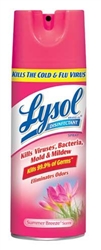 RECKITT BENCKISER LYSOL 1920029223 12 OZ, Disinfectant Spray, Summer Breeze Breeze Scent, Kills Viruses & Bacteria On Hard Surfaces In Your Home & In Public Areas