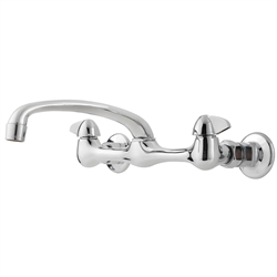 Ultra 27330 Solid Body Wall Mount Kitchen Faucet, Chrome