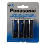 Panasonic UM-3NPA-4B 4 Pack Of "AA" Carbon Zinc Battery With 1.5V For Use In Low Drain Devices