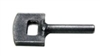 Progressive Square Head Male Gate Locking Pin With 1/2" Diameter For Padlocks With A Shackle Diameter Of 9/16" Or Less
