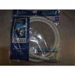 Jaclo, WH-3060-S, White 60" Stretch Flex Hose, Universal Replacement