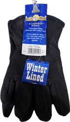 Wells Lamont 2149L Large Mens Fleece Lined Jersey Work Gloves 9 Oz.
