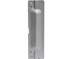 Wilson 9410 Silver Finish Steel - 3" X 11" Door Latch Protector Guard for Single Outswinging Door