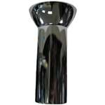 2" X 6" FLANGED COVER TUBE CHROME PLATE 22 GAUGE