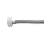 3/8" X 20" FLEX TANK TUBE Chrom Plate