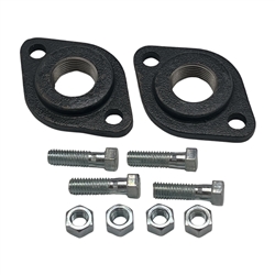 1" Malleable Iron Circulator Flange Set With Bolts