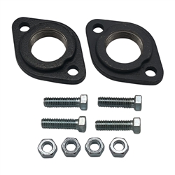 1 1/4" Malleable Iron Circulator Flange Set With Bolts
