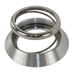 Em-D-Kay WSC2 Satin Chrome Cylinder Collar With Spring And Washer For Most Cylinders