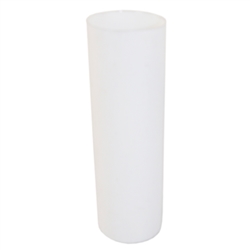 Y3277 White Plastic Candle 4" Medium Base